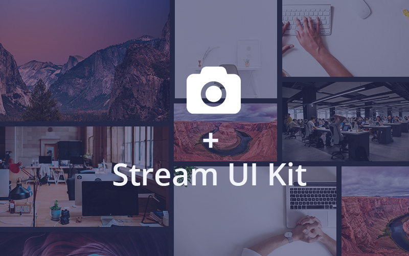Unsplash Stream UI Kit Collection
