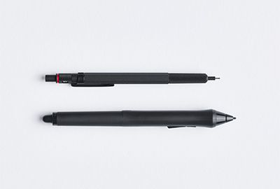 2 black pens