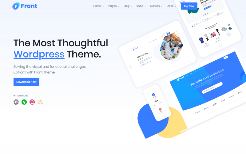 Front - Multipurpose Business WordPress Theme