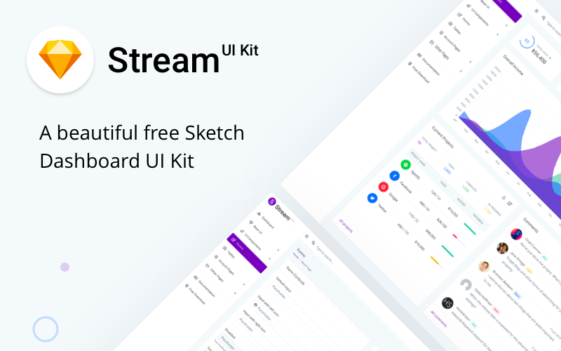 Stream Sketch Dashboard UI Kit